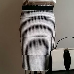 Brooks Brothers Textured Long Pencil Skirt